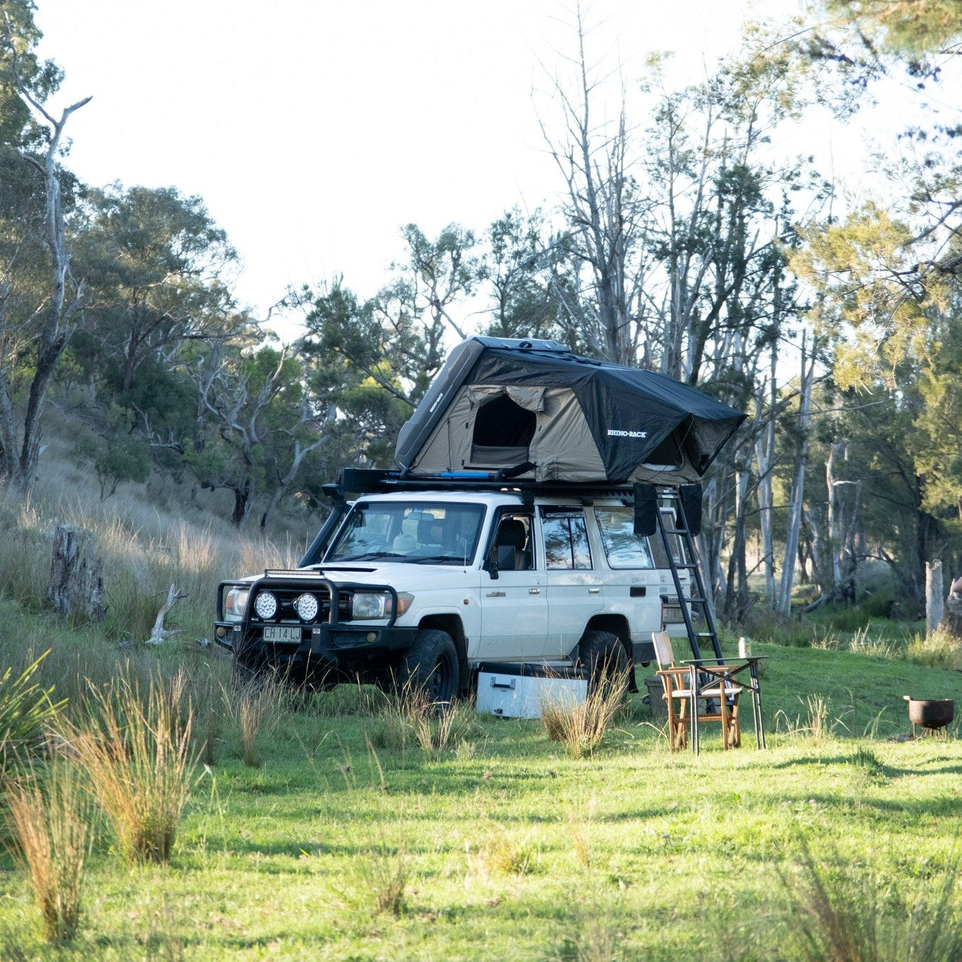 Tente de toit Rigide 2100 x 1300mm | RHINORACK sur Xperts4x4 Accessoires 4x4 Off-Road