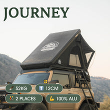 Tente de Toit Rigide JOURNEY - 2 Places Ultra Légère & Compacte sur Xperts4x4 Accessoires 4x4 Off-Road