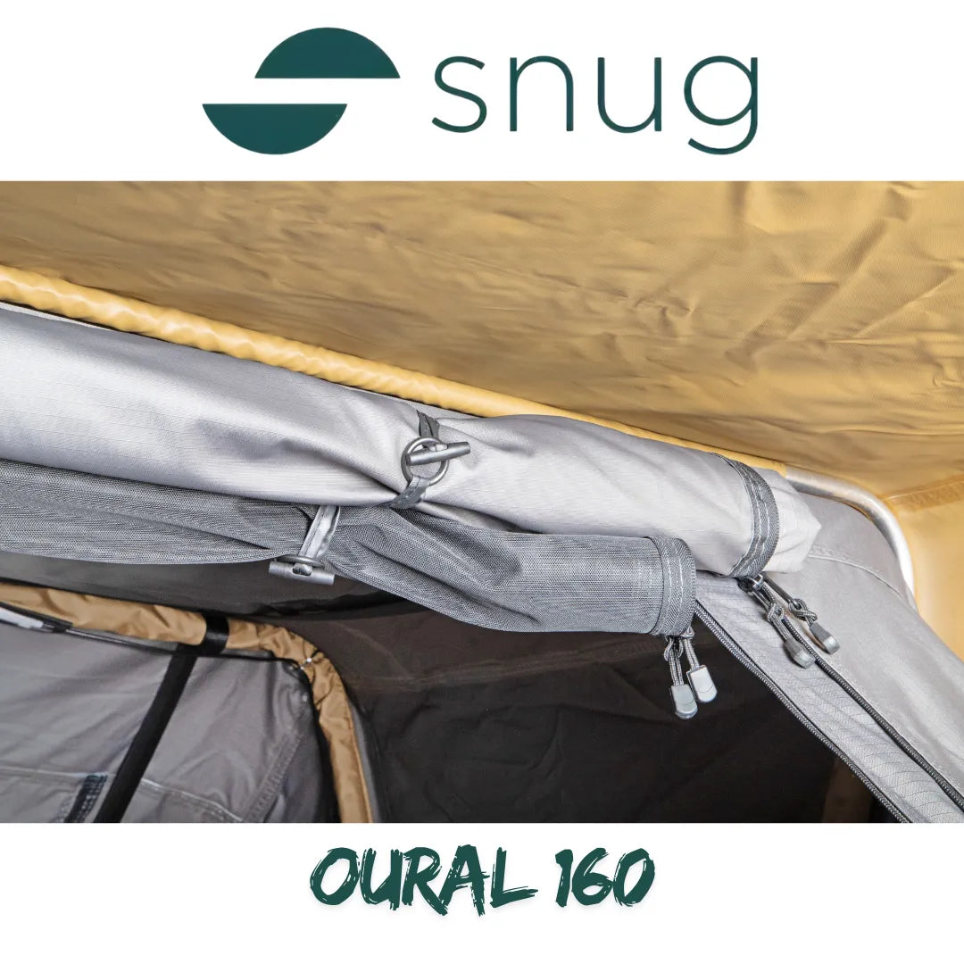 Tente de toit Souple SNUG OURAL 160 (163 x 240 x 126 cm) sur Xperts4x4 Accessoires 4x4 Off-Road