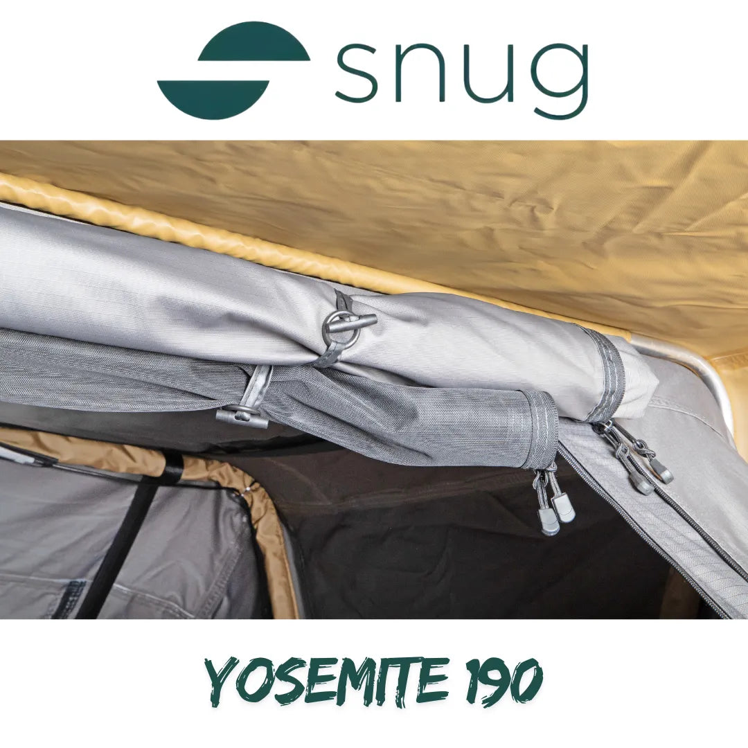 Tente de toit Souple SNUG YOSEMITE 190 (190 x 310 x 126 cm) sur Xperts4x4 Accessoires 4x4 Off-Road