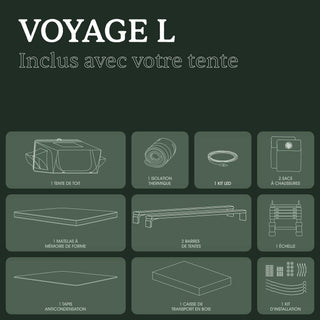 Tente de Toit Voyage L Go Overland Canada – 4 Places sur Xperts4x4 Accessoires 4x4 Off-Road