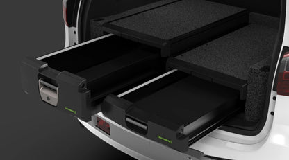 Kit 2 Tiroirs Hauteur Max avec Plateau Fixe | Ironman 4x4 | Pickup Double Cab sur Xperts4x4 Accessoires 4x4 Off-Road