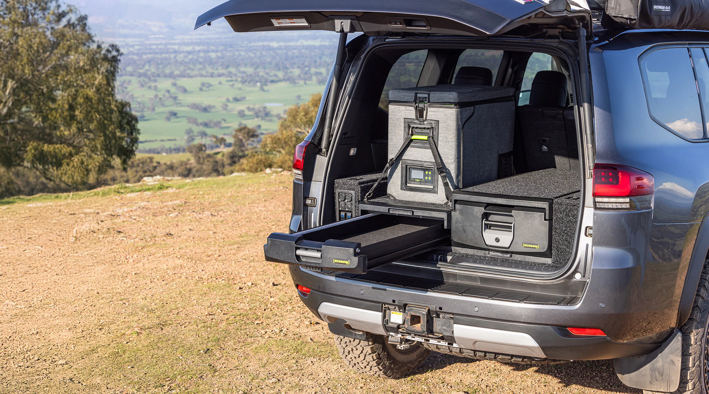 Kit 2 Tiroirs Mi-Hauteur avec Plateau Fixe | Ironman 4x4 | Pickup sur Xperts4x4 Accessoires 4x4 Off-Road