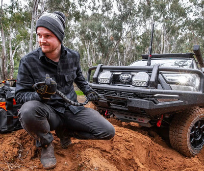 Treuil COVERT 10 Bushranger | 12V | 4536 KG | Acier sur Xperts4x4 Accessoires 4x4 Off-Road