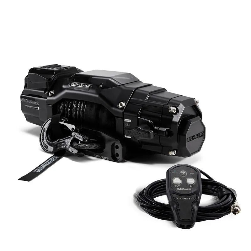 Treuil COVERT 10S Bushranger | 12V | 4536 KG | Synthetique sur Xperts4x4 Accessoires 4x4 Off-Road