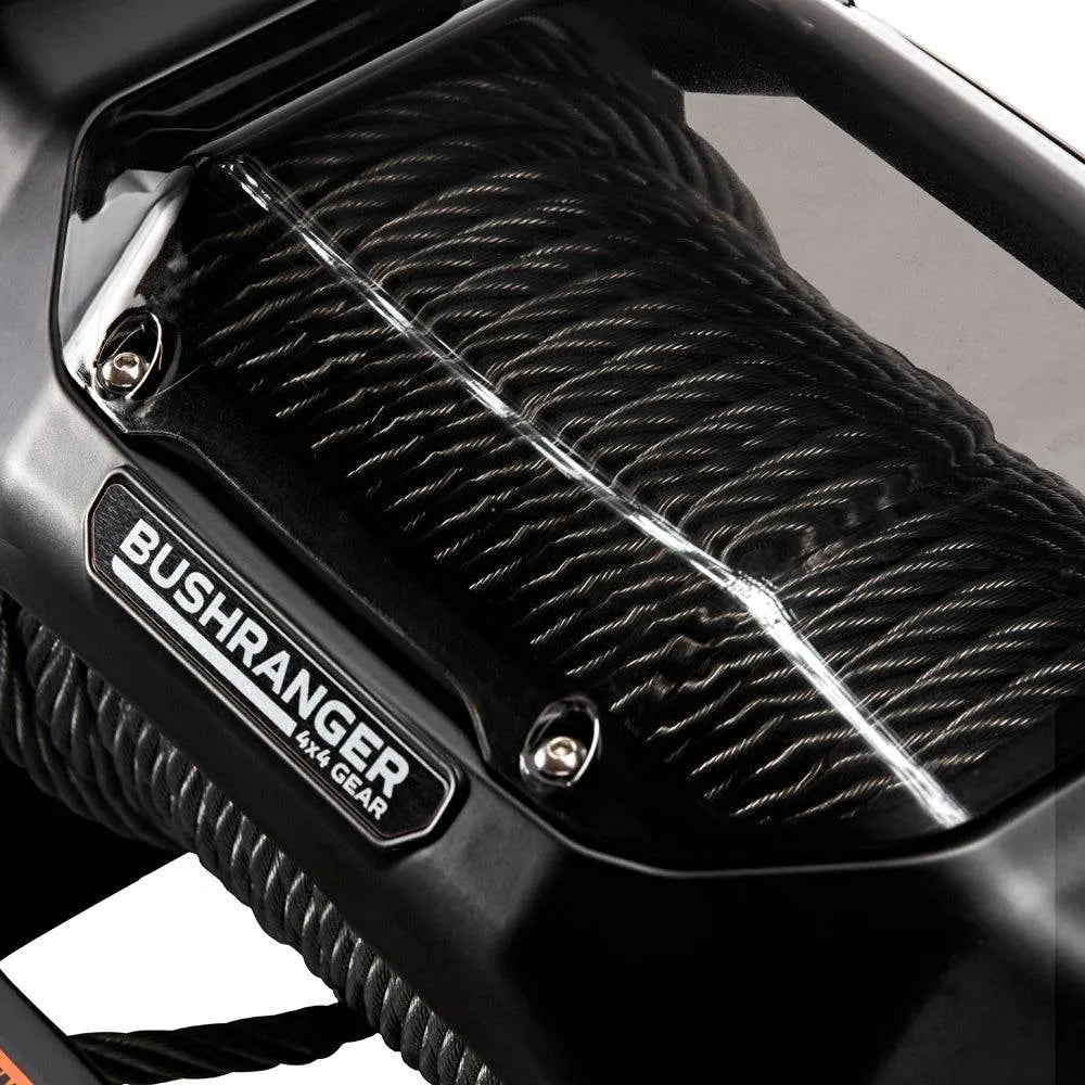 Treuil COVERT 12 Bushranger | 12V | 5443 KG | Cable Acier sur Xperts4x4 Accessoires 4x4 Off-Road