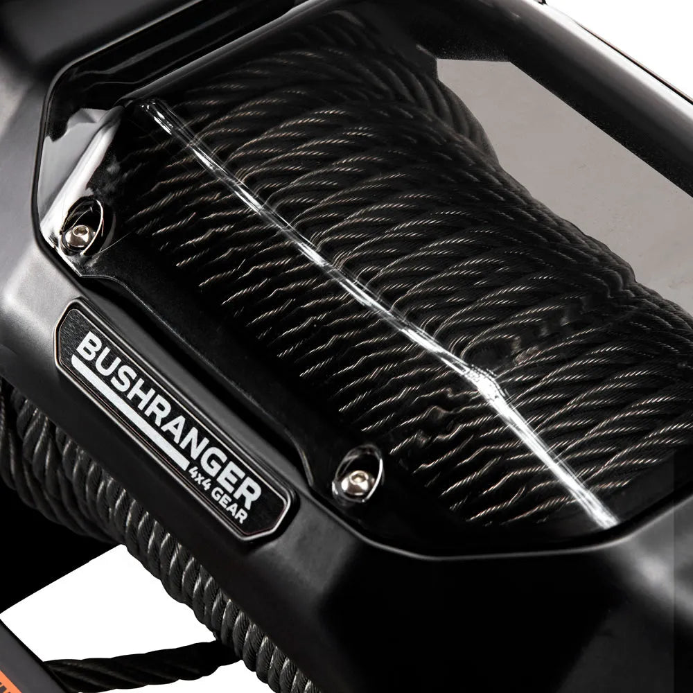 Treuil COVERT 12 Bushranger | 12V | 5443 KG | Cable Acier sur Xperts4x4 Accessoires 4x4 Off-Road