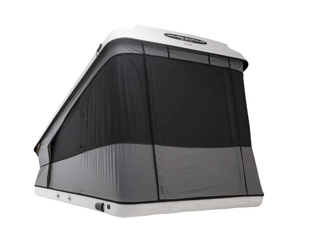 Tente de toit Space EVO S/M/XL - James Baroud - ouverture portefeuille sur Xperts4x4 Accessoires 4x4 Off-Road
